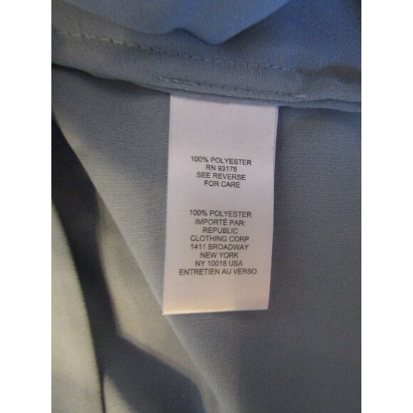 Elie. Elie Tahari Blouse Green Button Front Long Sleeve NWT Womens Size SP - Picture 6 of 6